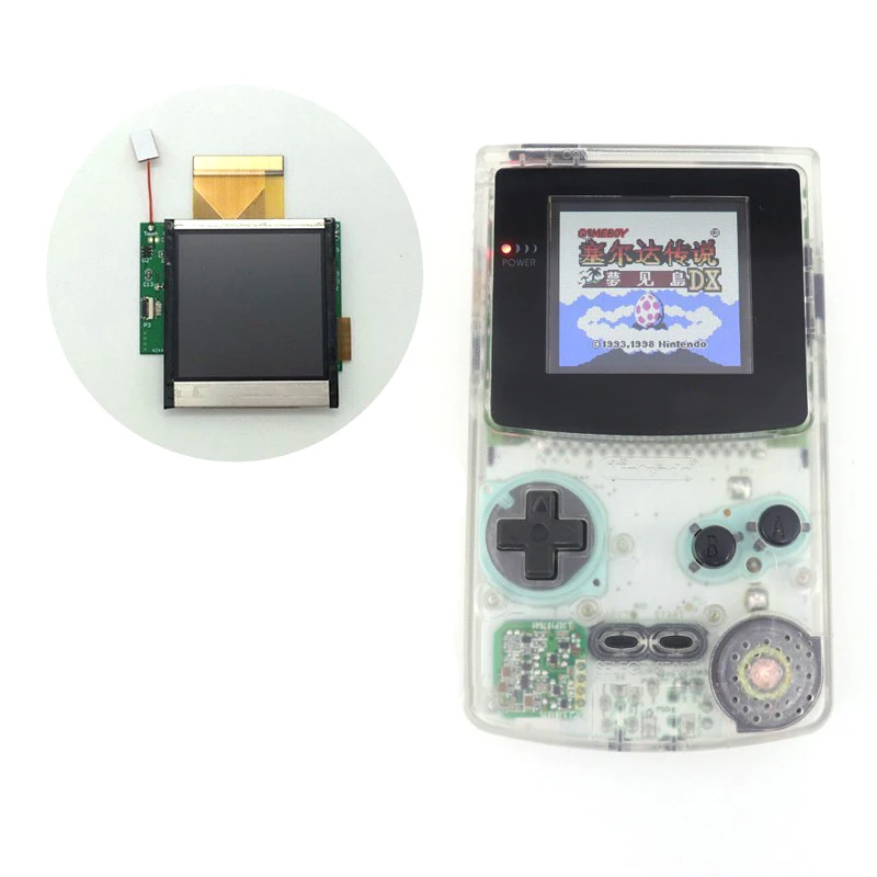 

Backlight LCD Screen Modification Monitor Kit for Nintendo Game Boy Color GBC Console Replacement Repair Screen Monitor