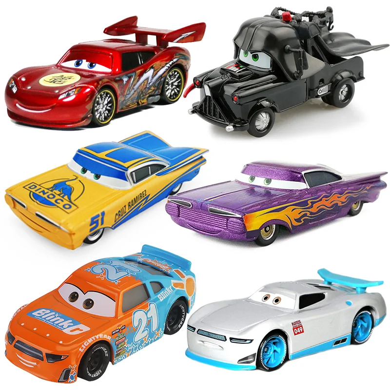 39 Style Pixar Cars 2 3 Lightning McQueen Mater Jackson Storm Ramirez Disney Diecast Vehicle Metal Alloy Toy Child Birthday Gift