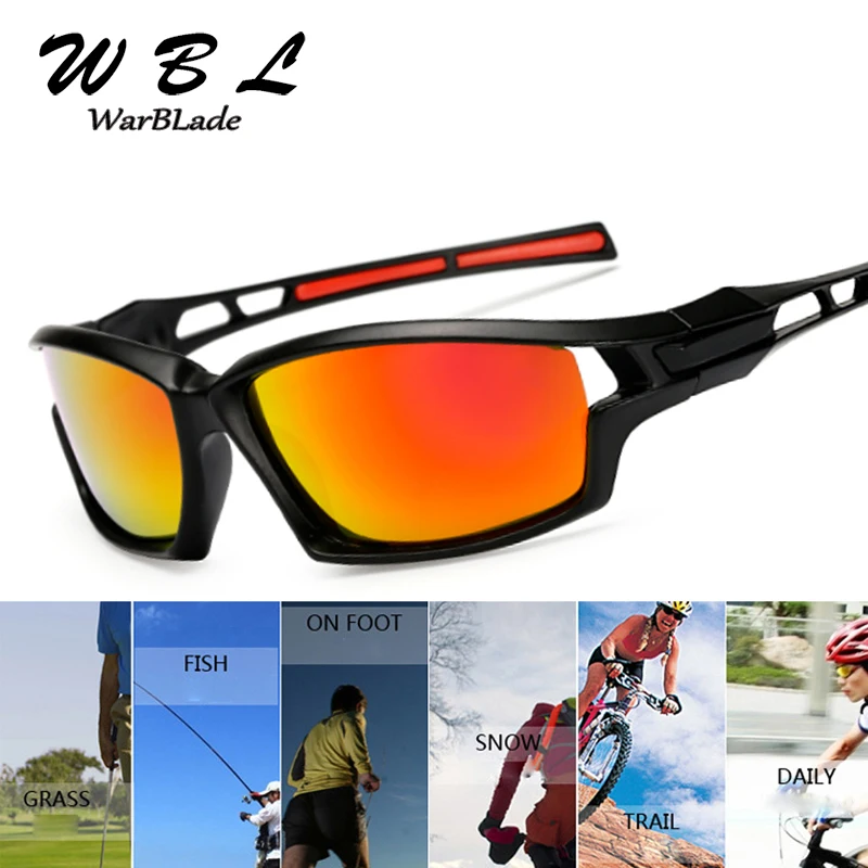 

WarBLade 100% UV400 Night Vision Polarised Driving Sun Glasses For Men Polarized Stylish Sunglasses Male Goggle Eyewear 2019 Hot