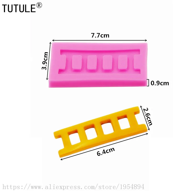 Ladder silicone mould, Ladder mold, chocolate mold, fondant mold, gumpaste mold Cake decoration fondant-Resin-Clay Polymer Mold