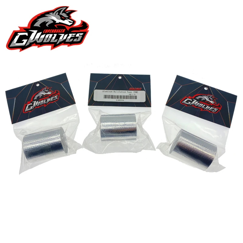 GWOLVES 5Meter Aluminum reinforced tape RC shell repair restore Fiber web protection body 1/14 1/12 1/10 1/8 1/5 RC repair tool