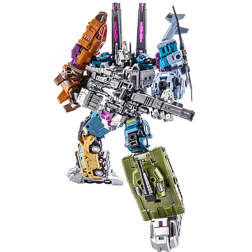 

Игрушка-трансформер PT05 PT-05 G1, экшн-фигурка Bruticus, модель из ПВХ, 27 см, 5 в 1, автомобильный робот-трансформер, большой размер, подарок для детей