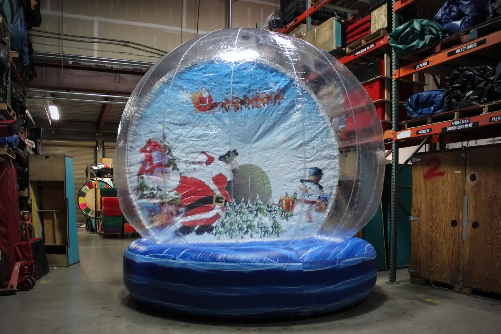 Factory Wholesale Bubble Dome Snow Globe Photo Booth Christmas Yard Snow Globe For Human Size Globe Snow Backdrop Promotion !