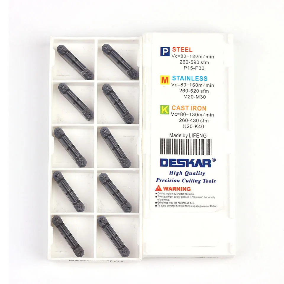 Imagem -05 - Original Grooving Turning Tool Lda Carbide Blade Ferramenta Cnc Grooving Mrmn200 Mrmn300 Mrmn400 Lda Deskar100