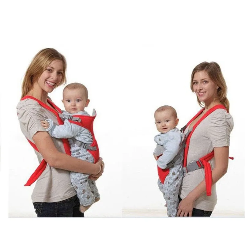 Estilo simples sair portador de bebê multifuncional cinto de retenção vertical moda cor sólida mãe front-hold portador de bebê