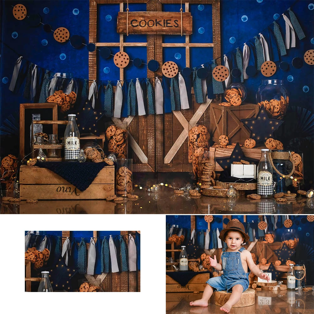 طفل صبي 1st عيد ميلاد خلفيات للتصوير الفوتوغرافي إطار الباب الطفل الوليد خلفية الطفل الفني صورة خلفية