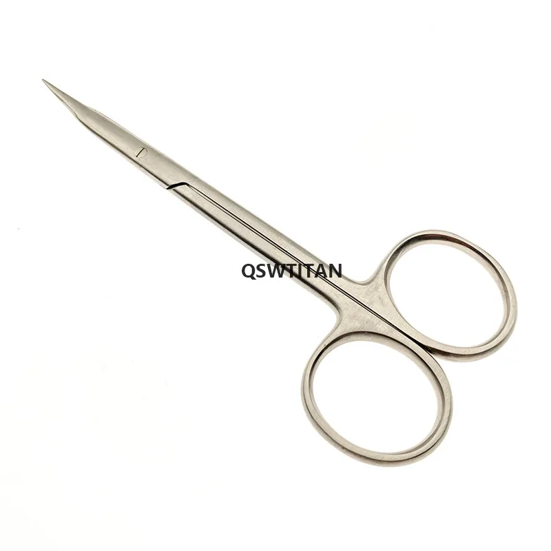 Septum scissors stainless steel 11.5cm Nasal plastic surgery tool Dissecting Scissors minutely serrate Tissue scissors