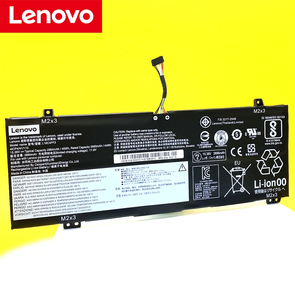 Batería Original para Lenovo IdeaPad, S540-14IWL, C340-14API, Xiaoxin, Air14, 2019, K3-IWL, L18M4PF3, L18C4PF4, L18M4PF4, L18C4PF3, nueva