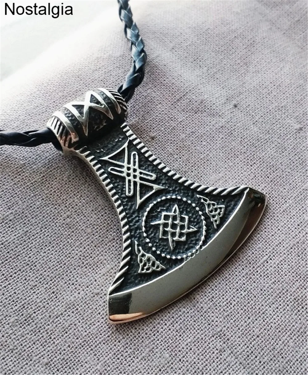 Svarog Star Of Russia Kolovrat Amulet Pendant Slavic Perun Axe Necklace Talisman Pagan Jewlery