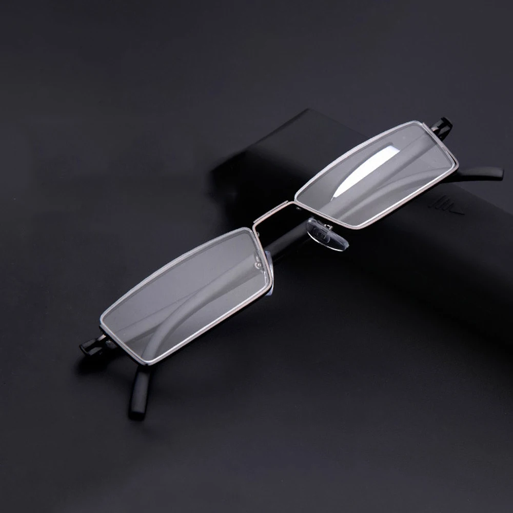 Tr90 Bendable Reading Glasses Women Men Rectangle Semi Rim Colorful Frame Superlight Anti Blu Classic Fashion 1 2 3 to 4