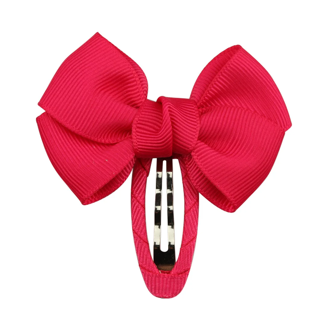 Wholesale 44pcs Fashion Cute Grosgrain Bow Hairpins Solid Ribbon Bowknot Snap Clips Princess Headwear Hair Accessories for Girls