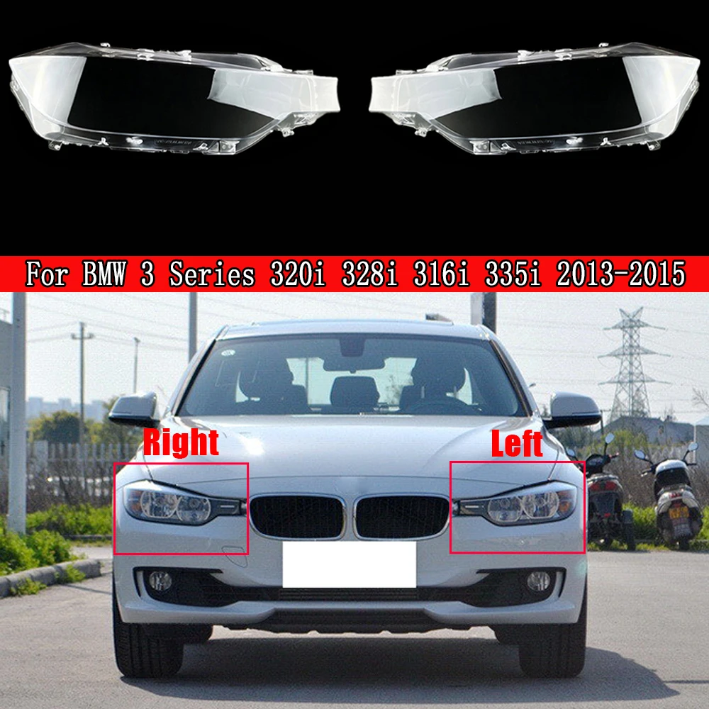 

Car Headlamp Lens For BMW 3 Series 320i 328i 316i 335i 2013 2014 2015 Glass Shell Front Headlight Transparent Lampshade Auto