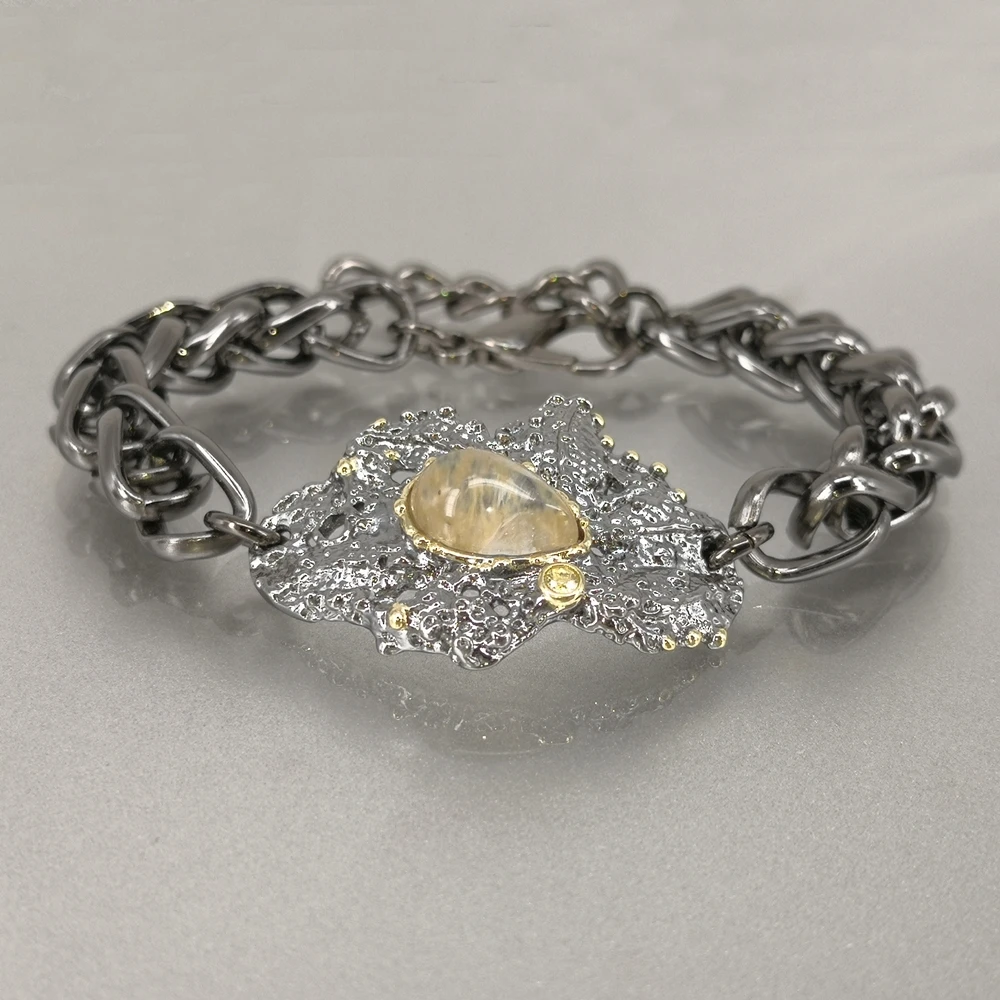 DreamCarnival 1989 Mới Phóng Đại Nữ Vòng Tay Mặt Nhám Đảng Sức Mạnh Nhân Vật Dưa Zircon Vintage WB1240