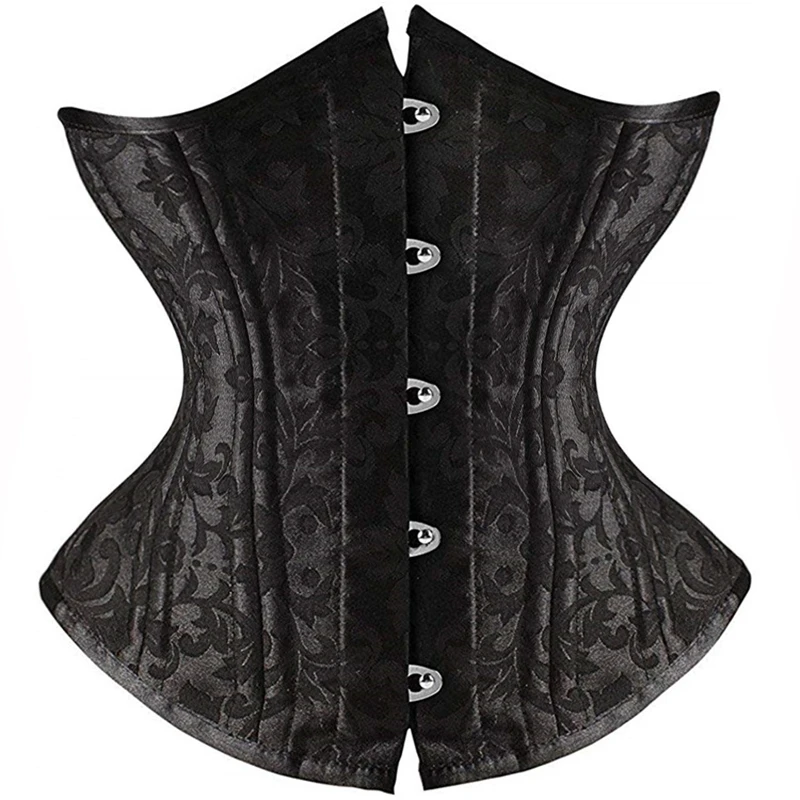 Hourglass Waist Corset Gothic Bustier Women\'s Corset Top underbust Steel Bone Plus Size Corselet Steampunk Slimming Belly Sheath