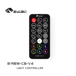 Bykski B-RGB-C8-V3 B-RBW-C8-V4 Lighting Controller for 12VRGB/5VRBW Standard/Sync Motherboard 8+4 interfaces System Control