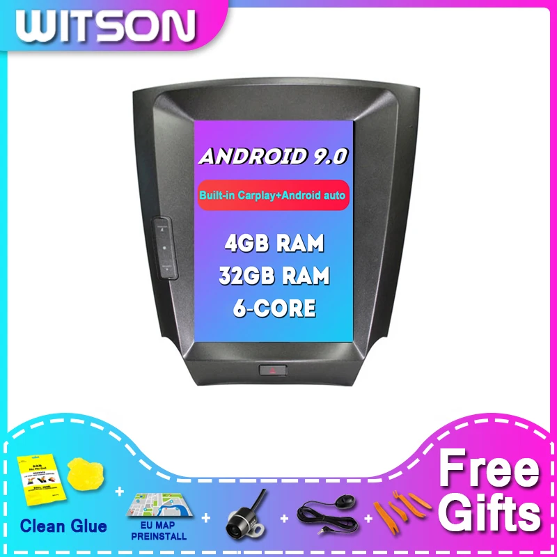 

WITSON Android 9.0 Tesla Car Video Radio DVD For LEXUS IS200 IS250 IS300 IS350 2006-2012 4G RAM 32ROM car multimedia