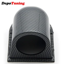 DepoTuning Universal Carbon 2inch 52mm Single Hole Auto Gauge Pod Holder