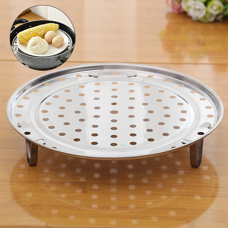 YOMDID Multifunctional Steaming Rack For Stuffed Bun Food Stainless Steel Steamer Tray Rack Steaming Stand utensilios de cocina