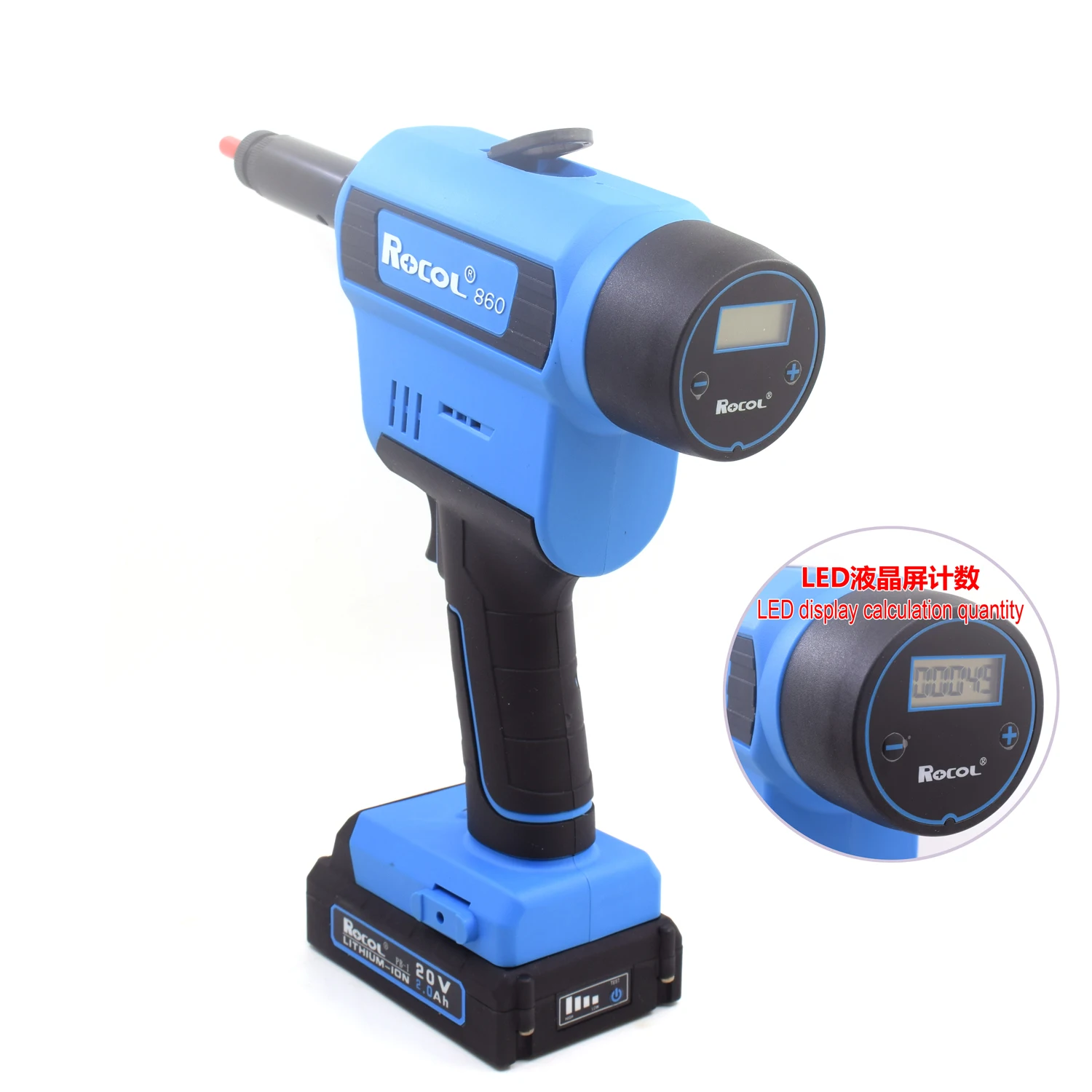 

Rechargeable Core Pulling Rivet Gun Electric Riveting Tool Stainless Steel Rivet Automatic Nut Gun M3-M12 Capacity