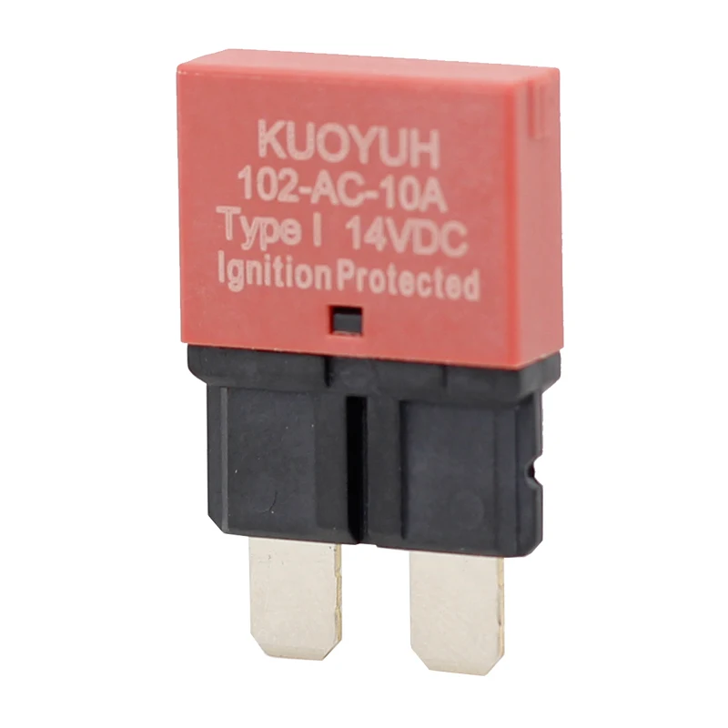 

KUOYUH Circuit Breaker Blade Fuse Automatic Reset 28V 5-30A Marine Rally Automotive