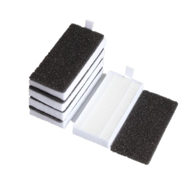 5x Hepa Filter +5x Sponges for Cecotec Conga 1790 Robotic Vacuum Cleaner Spare Parts