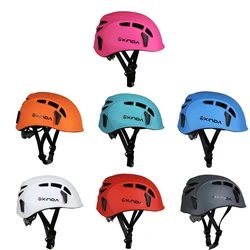 Water Sport Safety Helmet Rock Climbing Caving Kayaking Rappelling Head Protective Gear 52-62cm for Roller Skating Boating