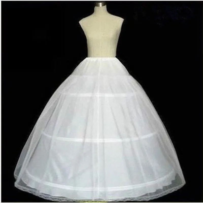 7ขนาด Fit 2-18Years สีขาวเด็กวัยหัดเดิน Petticoat สำหรับหญิง Crinoline Underskirt ดอกไม้สาวชุดบอลชุดกระโปรง Puffy Jupon 3 hoops