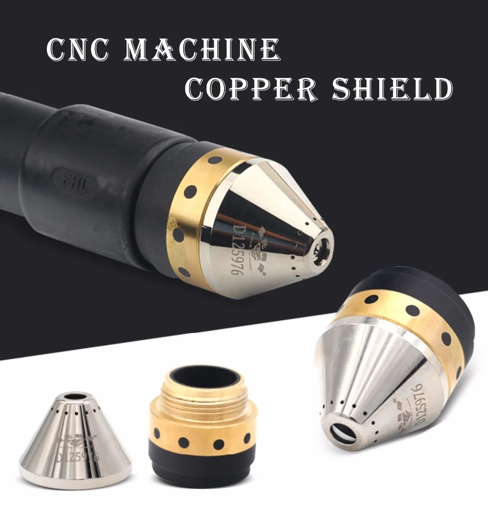 P80 Coperchio protettivo Ugello da taglio per torcia al plasma Manicotto scudo CNC / manuale invece la manicotto in ceramica della ruota guida