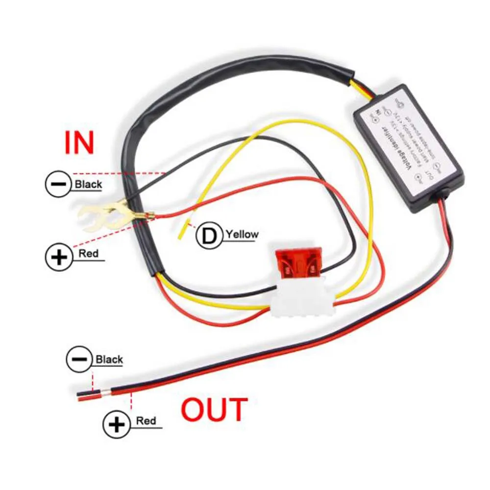 1Pcs DRL Controller Auto Car LED Daytime Running Light Relay Harness Dimmer On/Off 12-18V Fog Light Controller