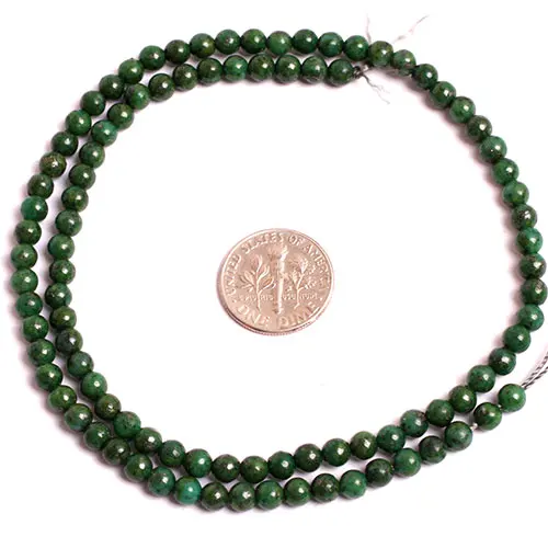 Round Green Pyrite Stone Beads For Jewelry Making Strand 15 inch DIY Bracelet Necklace Jewelry Loose Bead 4mm 6mm 8mm 10mm 12mm