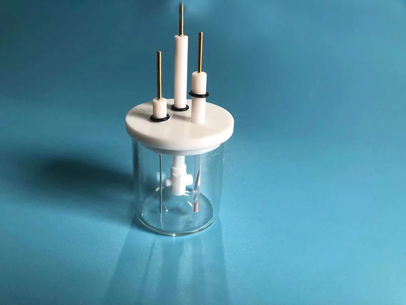 Герметичный электролитический элемент C001, прямой, с пятью портами, герметичный электролитический элемент, трехэлектродная система, обычный электролитический элемент