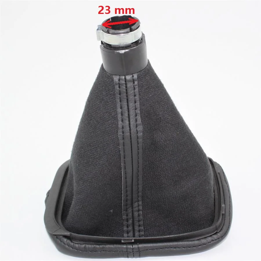 For Seat Leon 2000 2001 Toledo 1999 2000 2001 Car-Styling 5 Speed Gear 23 mm Hole Gear Lever Stick Shift Knob Leather Boot