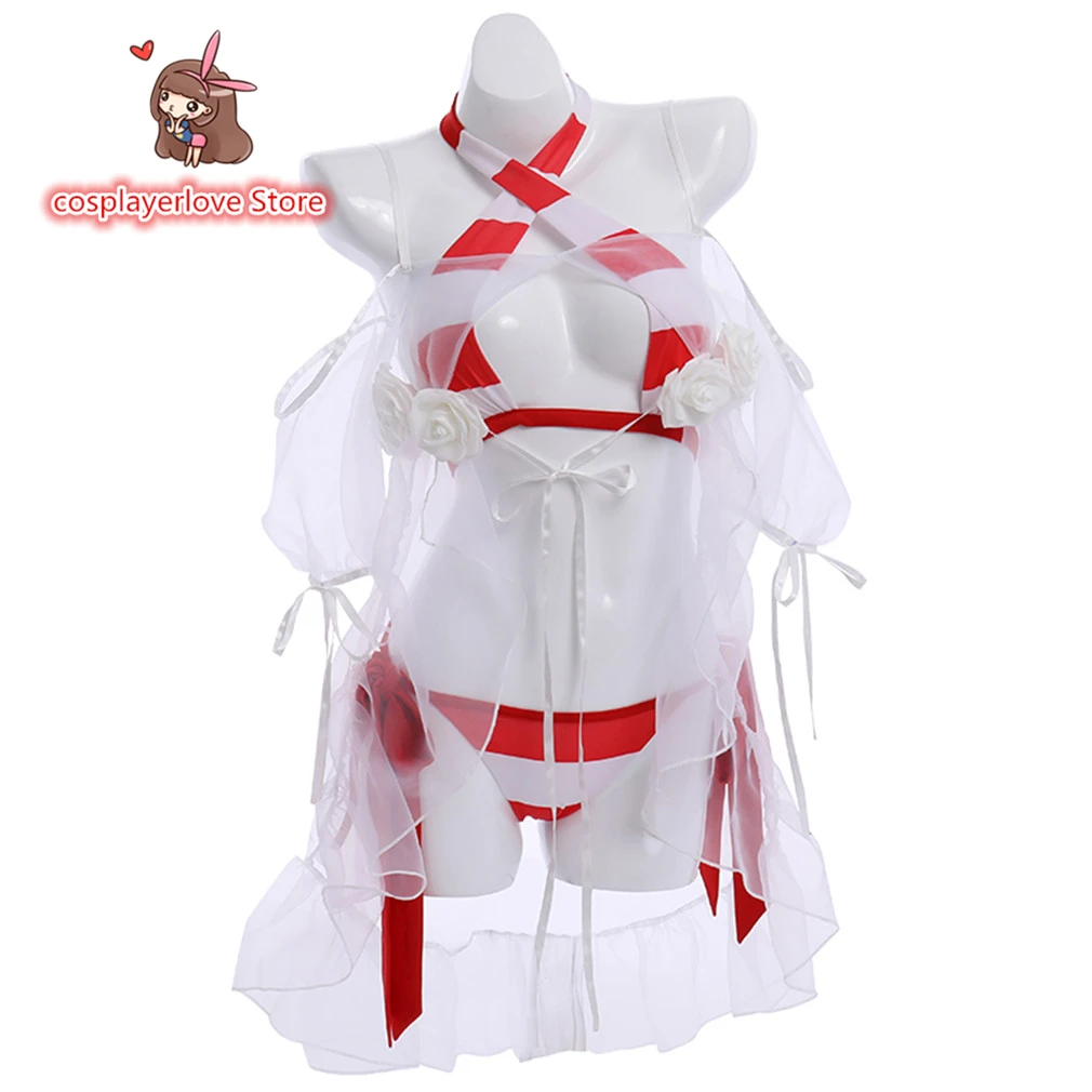 

Fate/Grand Order Fate/EXTRA Caster Red Saber Nero Cosplay Costume Women Summer Bikini Swimsuits Nero Red Swimwear costume