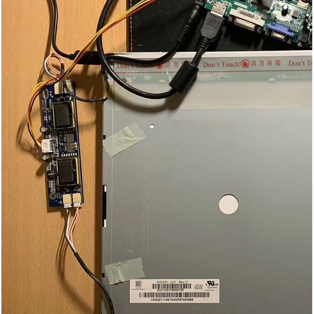 عدة ل LTM190EX-L01/L05/L21/L31/L31 (وهج) لوحة تحكم م. NT68676 LVDS 4 مصابيح سائق 19 "30pin 1280X1024 شاشة VGA DVI