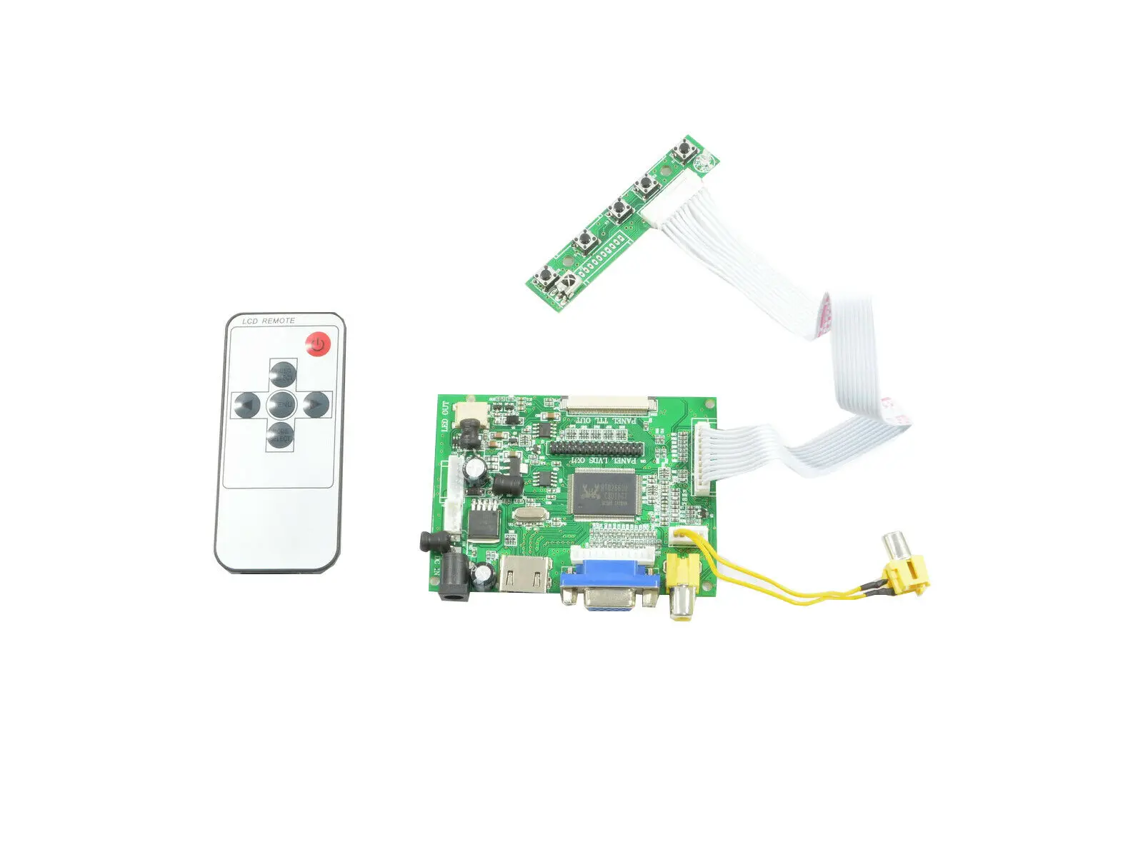 HDMI-compatible VGA AV Remote LCD Controller Board DIY Kit for 7inch AT070TN92 AT070TN90 AT070TN94 800x480 Screen