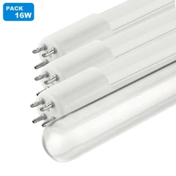 Paquetes de lámparas UV de 16W, reemplazo a filtro de agua de desinfección UV 2gpm