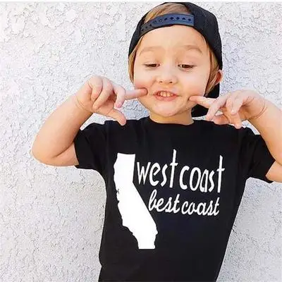 New Childrens T-shirt Boys Clothes High-Quality Pure Cotton Casual Fashion Printed Short-Sleeved Girls Clothes 18M TO 10 Year