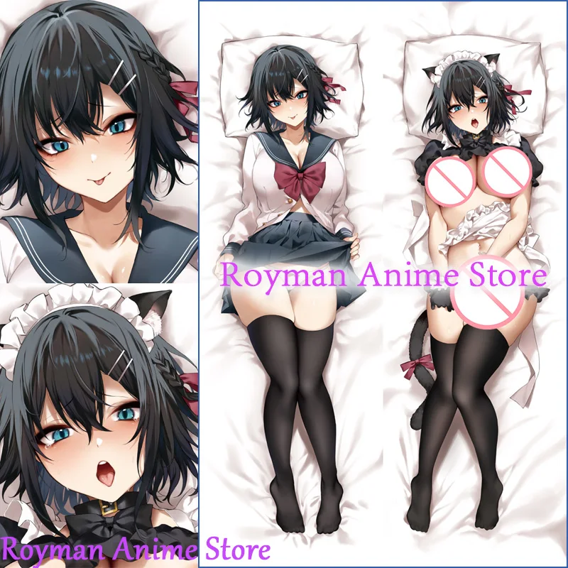 

Dakimakura Anime Female Student Uniform Sexy Cute Girl Double Sided Print Life-size Body Pillow Cover