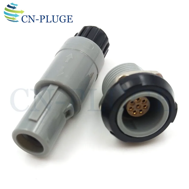 M14 Type PAG/PLG 2 3 5 6 7 8 9 10 14 pin Plastic Cable Connector Medical Equipment Power Cable Connector Plug & Socket