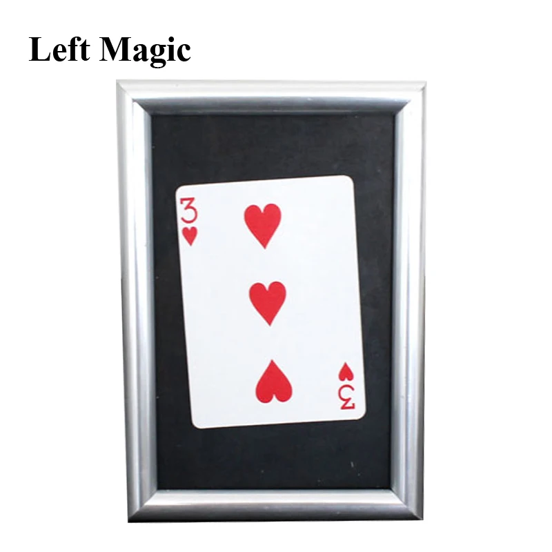 Signed Card Thru the Frame Magic Tricks Signed Card Appear Inside Frame Magia Magician Stage Gimmick Prop Illusion Mentalism Fun