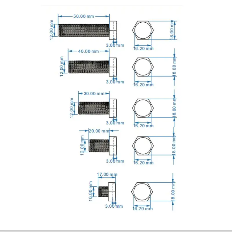 

30pcs/100pcs various size Metallic Screw uhf tag UHF anti Metal Embedded tag High Temperature RFID Screw Tag rfid nail tag