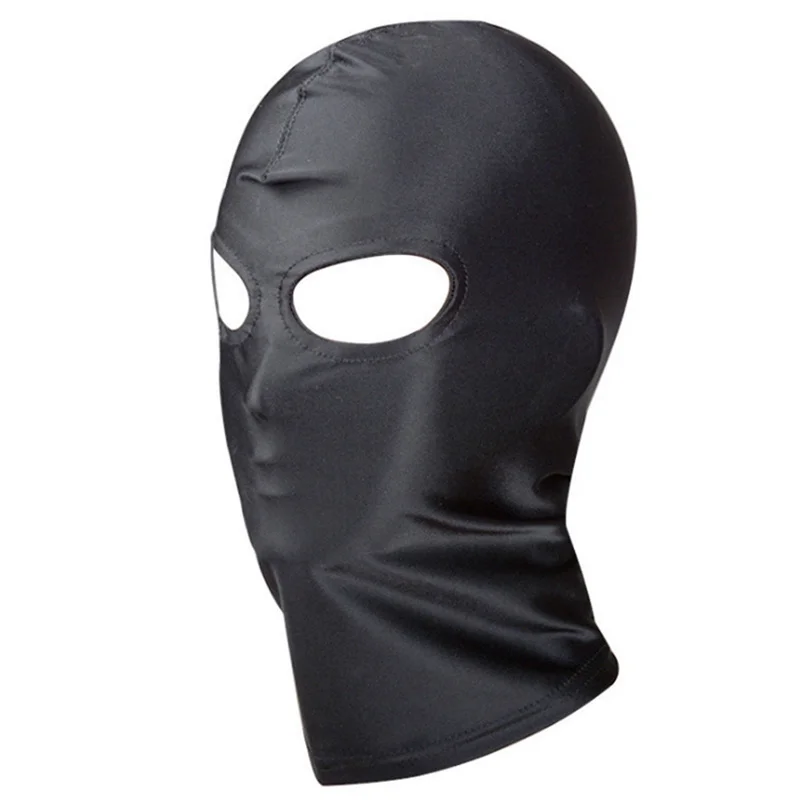 Sexy Toys Open Mouth Eye Bondage Party Mask Cosplay Slave punish Headgear Mask Exotic Apparel Sex Products BDSM Fetish Mask Hood