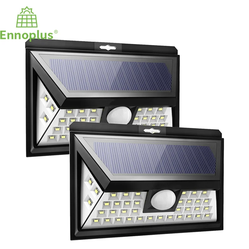 

Ennoplus 40 LED Solar Lights Outdoors Powered Wall Lamp Security Outdoor Motion Sensor for Doorway Garages Walkway
