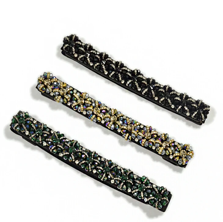 Women's runway fashion diamonds beaded elastic Cummerbunds female Dress Corsets Waistband Belts decoration wide belt R2005