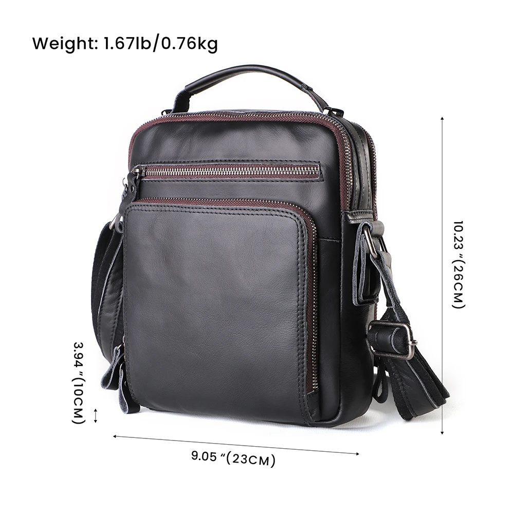 Imagem -05 - Joyir Bolsa de Ombro Masculina de Couro Genuíno Bolsa Crossbody para Homens Bolsas de Mão com Aba de Alta Qualidade Bolsa Mensageiro Pequena para Ipad de 9.7 Masculina