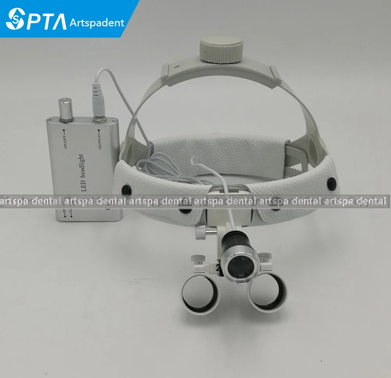 2.5X times surgery operation surgical Magnifier Dental Loupe with LED light