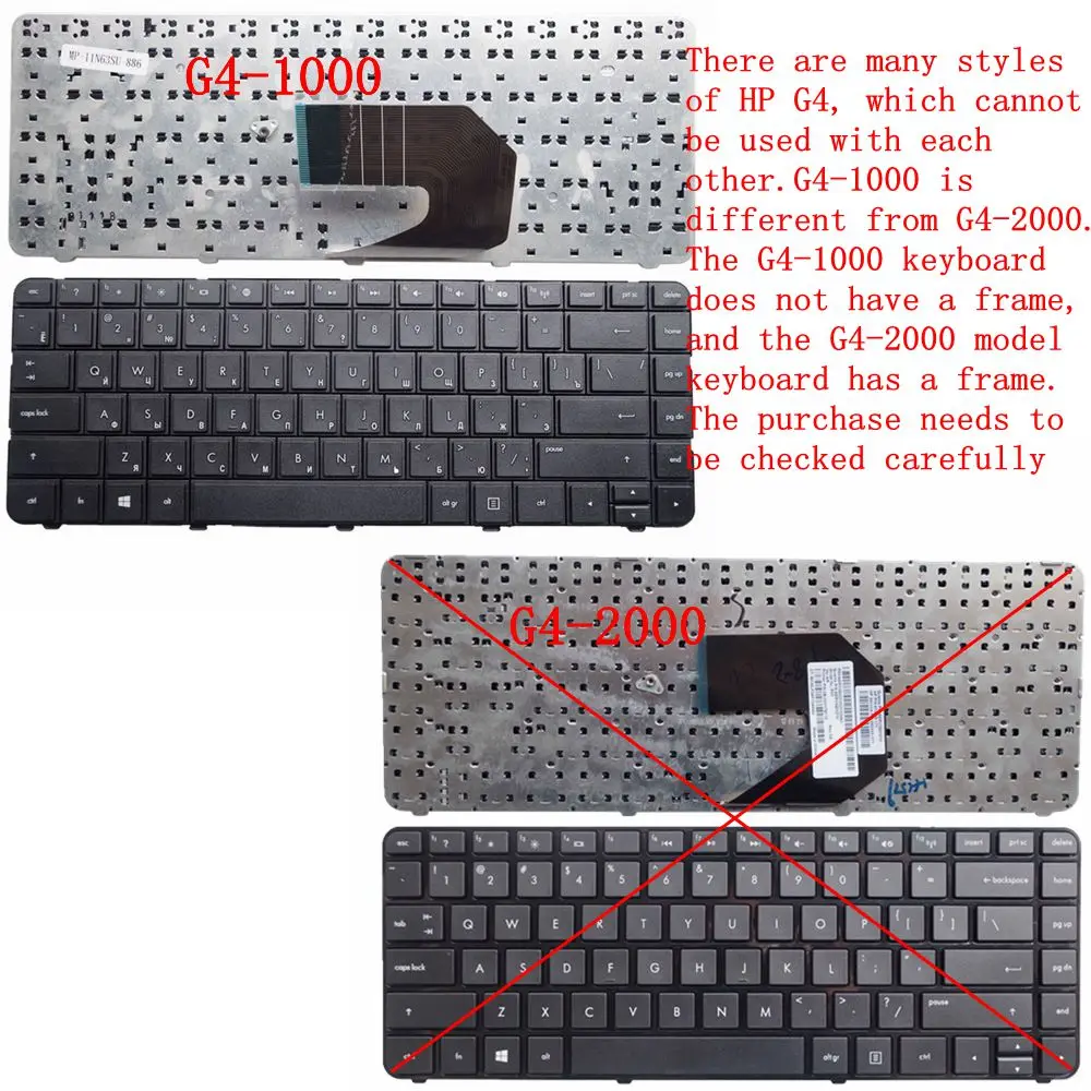 Spanish for HP Pavilion G4 G4-1000 G6 G6-1000 CQ43 CQ57 CQ58 430 431 630 G43 G57 G6S G6T SP/LA Keyboard 698694-161 646125-161