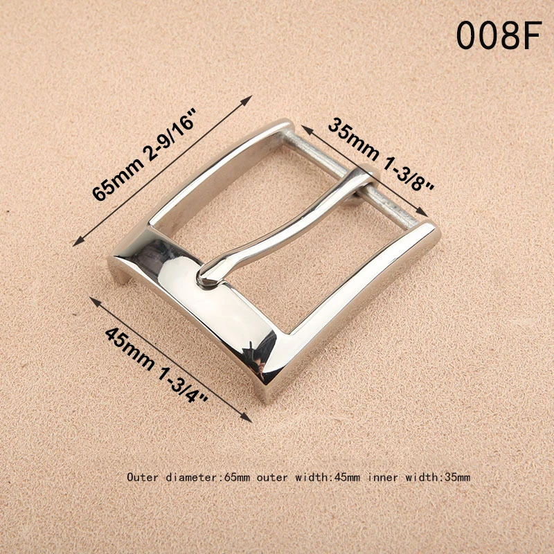 1 Stück 35mm Gürtelschnalle 304 Edelstahl Stiftschnalle Herren Taillengürtel Kopf Lederhandwerk Gürtelteile DIY Hardware Zubehör – Detail 15