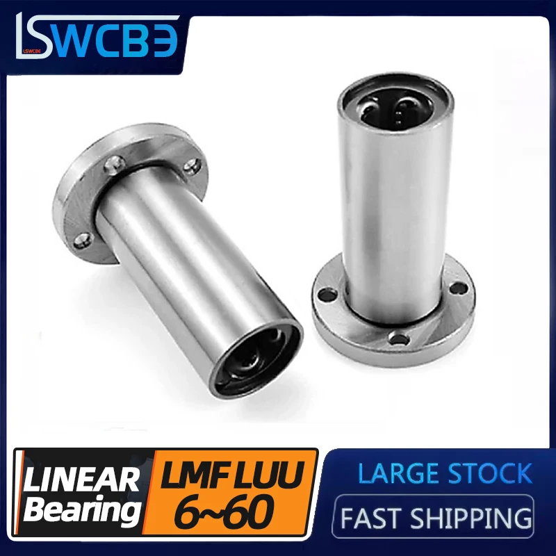 

Lengthened round flange linear bearing LMF6 8 10 12 13 16 20 25 30 35 40 50 60LUU complete model