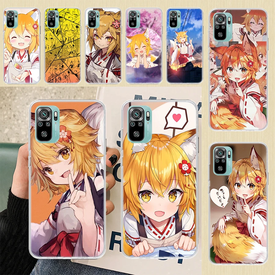 Anime The Helpful Fox Senko San Soft Phone Case For Xiaomi Redmi Note 12 12S 13 11 11S 10 10S 11T 11E Pro Plus 9 9S 8 8T 7 Shell